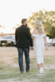 I LOVE THIS DRESS!!! Size medium. Felt so bridal! It was the perfect rehearsal dinner dress. I can't wait to find a reason to wear it again! - Rachel H.