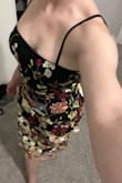 The dress fit perfectly and it looks just as good as in the photos. The flower details are absolutely stunning. I can't wait to style it for the actual event. - Bridget G.
