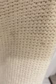 I noticed two black spots right away. Thought  it might be the lighting but it was not. And right by the tag the stitching seemed to be unraveling already. Pretty bummed as I was ready to pack into my luggage for my trip - Darleen G.