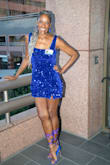 If they didn't like me before, they REALLY gonna hate me now! I showed up to my 40th Class Reunion in this stunner. Our school colors are blue and black, so the color was right on point. For most people, it would be mid-thigh, but I'm 6 feet tall; it was short... but that was okay! Paired it with the perfect blue accessories and got so many compliments. Could be a little snugger fit in the waist. - Stephanie C.