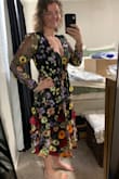 This dress is a ton of fun, but the XL fit me just a bit too large to have the same look as the model. The chest wasn't as deep as I imagined it to be based on the model images.

 I ordered an XL at 5'11, 180lbs, 36DD, 33inch waist, and 39 inch hip. - Terray K.