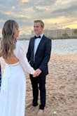 This dress was absolutely beautiful for my winter beach wedding! It was so comfortable and hugged all the right places. I would recommend sizing down. I am typically a medium but the small fit my bust and waist better. I tried about 6 different dresses from Lulus and this was [my] favorite, hands down!! I got so many compliments and you can't beat the price for the quality! - Kristin