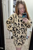 It is super comfy and warm. I mainly bought it so I could get away with wearing leggings to work. I feel cute and comfy in this dress. It also hides my mom tummy well - Casey W.