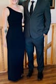 I love this dress! It is flattering in all the right places. It was super comfortable to wear and dance in at a gala for 6 hours. - Tabatha H.