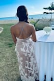 Runs a little small but the dress looks stunning! - Lydiannette T.