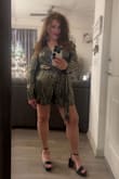 The romper is really pretty and fits nicely. The only thing bad I will say about it is that some of the gold fell off. But other than that is really pretty! - Mirta G.