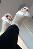 These shoes fit great and I was able to wear them for 7hrs without pain or blisters!! The height was great for my wedding gown, also from Lulus wedding collection. I ordered 8.5 which sometimes works better in high heels than my normal sneakers size 8 - Cassandra R.