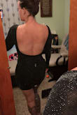 Perfect fit! Material is nice and not itchy. Just enough stretch and hug. Going to pair it with hose and booties - Maddison M.