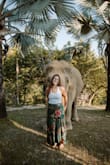 I purchased this skirt on final sale for a photoshoot I had planned in Chiang Mai, Thailand with elephants. It fit me perfectly, was super comfortable and good material (not see through or cheap feeling). Not to mention, photographed beautifully! - Ellie H.