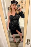 I wore this for NYE and it was such a hit, that a girl pulled me aside to tell me that it was her "dream outfit!" - Morgan C.