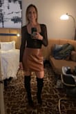 Loved this sexy and cute top for New Years! It fit great and was so comfortable. I couldn't wear a bra with it so didn't get much lift but overall it wasn't an issue and I felt great in it paired with this Lulus skirt. - Lindsey L.