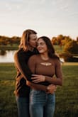 I ordered this too to wear for a casual Fall family photoshoot. Loved the way it fits smoothly against my torso & arms. Perfect length to tuck in with a belt, without bunching in pants. Very versatile. Love it, & am considering buying it in black as well. - Olivia R.