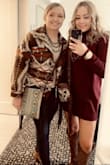 I bought this dress for the NFR because I thought it would be warm and would be cute with boots. This dress is true to size; it is a little on the short side, which I personally like because it has a very modest turtle neckline. I love this dress because it's cozy and could be dressed up or dressed down. Great winter dress! - Samantha W.