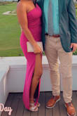 I absolutely love this dress. It's very flattering. The fabric is very nice because is not too thick and not too thin. The quality is superb. I wore it to a wedding. - Nessa M.