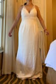Nice dress. It is simple and very affordable. The fabric is not the best but for the price it is beautiful. I didn't choose it but is a nice not expensive choice. - Victoria P.