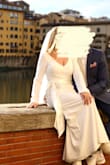 Purchased for my elopement in Italy, and it was perfect for what I wanted. I had some alterations made, but for the price, you can't find better! It's very easy to do a wide range of styles with the simplicity of the dress. I added an ivory sash from Amazon and was very pleased with the look and how beautiful the dress was in our photos. I highly recommend if you're debating at all, just get it! - Nina S.