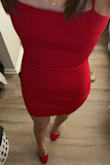 First off, I just want to say WOW. This dress is absolutely STUNNING. I wanted to order this dress for Valentine's Day, but they were out of Smalls. So I took a chance and ordered the XS, and let me just say, that was the best decision I could've ever made. This dress makes me feel sexy, and it hugs in all the right places. I don't plan on wearing a bra since I have small boobs, and honestly, I'm glad I'm not going to. You can hardly tell. (Sorry for the bad pictures) - Adrienna M.