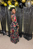 This dress is simply beautiful!!! It is even more beautiful and whimsical in person! It fits perfectly! If you have a small chest, small waist, and decent size hips and butt such as myself, this dress is perfect! It gives ample room for your hips and thighs. The dress is elegant, classy, and sassy. I received lots of compliments and my hubby loved it! Win-win!! - Dominique D.