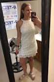 Loved this dress! It fit perfectly, and I got so many compliments at my bridal shower! I'm going to order another one in a different color that I can wear as a guest for my cousin's wedding. - Stacie M.
