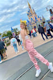 There's usually no stretch in Lulus bodysuits, and it did cut into my back a lil. I wouldn't size down, but it was the cutest outfit for Disney world - Abigail S.