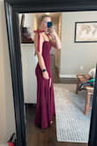 This dress fit perfectly!! Like a glove. Looking forward to wearing it to my friend's wedding as a bridesmaid. - Emily N.