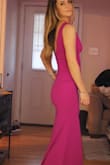 I love just about everything from this website and this dress makes me feel like a movie star. Just the right amount of bling and so glamorous. The fit is stunning, nice weight to the fabric, is super classy, and I went with the magenta to stand out just a little bit extra. So fun and can't wait to wear it! - Hailey G.