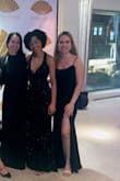 It fits perfectly as an S size. The velvet texture is also very nice. I am 5'3, and the dress is a little too long even with heels on. - Phasiri H.
