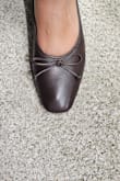 These shoes are so classy and also on trend. I got the Java dark brown, which is a color that is everywhere now. Also, I like the more foot coverage. Very pretty and comfortable. Soft leather. Perfect! - Yesenia H.