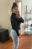 So, it fits very nice. It's just shorter in length than I anticipated, but I do like it. Not itchy to me, actually very soft. Very sophisticated. - Alexis I.