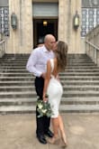 Wore this when I eloped and absolutely loved it. I wish I could wear it more! I would wear a slip and get high quality nipple covers that blend nicely with your skin because it can be slightly see-through but nothing crazy. - Jenna A.