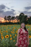 I love wearing this dress in summer or fall. It is fun and colorful; it is not too formal or too relaxed. You can pair it with a jean jacket and booties in the fall and wear it with sandals in the summer. I like to wear skin-tight shorts underneath for extra comfort as it is a breezy dress. The top needed to be pinned for me because I did not want to reveal too much cleavage but that is just my preference. I have also fluctuated in weight over the years and it is versatile enough to fit me at any size. - Samantha Y.