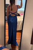 I loved the dress, but I just feel like it made me look a little boxy. Color was super vibrant, and the dress was just the right length! The waist fit, but it's the smallest it could comfortably be, so maybe size up. - Eva F.