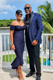 I bought this dress to replace another that I purchased from Lulus. The other [dress] was really nice but too showy in the boob area. This one was perfect! It fits the curves beautifully, and the material is of great quality. I received a ton of compliments on my blue dress. Just purchased the black one for another wedding. - Anessa E.