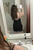 This dress is amazing. I am the type of person to search for hours for a dress. I saw this one and loved it on the model. I am just trying to find cute "going out" dresses for an upcoming Vegas trip. This one, I got as a final sale/no returns item. I was a little scared because I got it for $19, but it's actually one of my favorite dresses I purchased. It hugs your body in all the right places. It's so cute and actually really comfortable. I wanted to order a medium, my true size, but I sized up to a large because I know other Lulus dresses can be way too short; it still fits perfectly. Love it - Alyssa W.