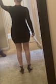 Super nice dress! Very well made! I ordered several dresses and kept two. This is one I don't have to do anything to. I typically have to get things hemmed as I'm only 5'' tall. I did almost consider ordering a medium, but I'm sticking with the small. It's stretchy and very flattering! - Tonya C.