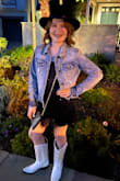 This dress is amazing. Hugs in all the right places and shimmers with high quality. Looks very expensive and extremely well made. My daughter wore this to a father-daughter high school dance. Couldn't be more perfect... received many compliments. Was giving Taylor Swift vibes. - Terra G.