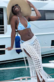I not only have this in both black and white, but I ordered a second white one after my first one went missing (suspiciously looks at my sister ). Perfect swimsuit cover-up! - Aneka S.
