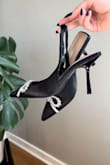 These heels are so beautiful. The rhinestones are very sparkly and catch the light nicely, and the heels are sturdy and true to size. The sole is quite cushioned too. - Julia D.