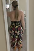 This dress was truly my best purchase from Lulus yet. The detail on this dress is amazing and well worth the price. The dress also fit perfectly, but barely any room for growth. The slit does provide some wiggle room on the lower half though which is nice. Great for those with an hourglass shape. The caveat to this dress is that the neck is a little tight, but I am someone who doesn't like super tight things on my neck anyway. I am super excited to wear this for my graduation because I wanted a statement dress and this is perfect for that, and looking forward to other opportunities to wear this dress. - Allison F.
