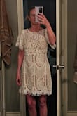 Perfect dress in every way. Fits excellent!! Lining is nice enough and thick enough that I won't need to wear a bra! I plan to use it to leave from my wedding in. - Jennifer G.