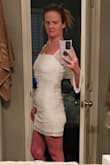 It's a beautiful dress but not appropriate for my age (my opinion only). Fits well though. - Jennifer G.