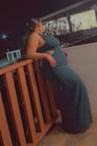 Beautiful dress. The material is stretchy and comfy. The zipper is a little annoying cause it kept getting caught when zipping it up. Overall, well made. - Inalvis S.