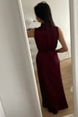 Absolutely love! It's very comfortable, and I don't have to worry about buying those strapless bras. It is still a bit long for me. I need to wear heels for it to not drag on the floor. - Vicky S.