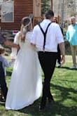 I can't say enough about how much I loved this dress. The fit, the feel, and the look just amazed me. Wore this for our 25th anniversary vow renewal. If you're not sure, just do it!  You won't regret it! - Leasetta F.