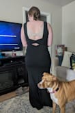 This dress fit amazing; it was super soft and stretchy. I went with an XL just to be safe, and it wasn't too small and wasn't too loose either. Very breathable, and I'm able to move comfortably in the dress. Would definitely purchase again for another occasion. - Faith D.