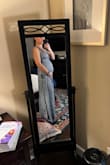 I normally hate maxi dresses but needed one to cover my ugly compression stockings (pregnancy varicose veins =D) that would still be cool enough in the Florida heat and this fit the bill! Beautiful dress. Pregnancy bust looks amazing in it. I'm normally a small but sized down to a xs after reading reviews. Maybe even a xxs pre-pregnancy. - Alex S.