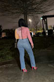 Love these pants! They fit great and look very good with heels. The back is very flattering as well. - Aisha A.