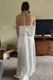 This dress has so much potential, but ultimately the fabric was too thin and lacked shape. With more construction, I could see it being a hit. - Isabel B.