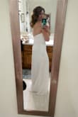 Love how flowy it it! Beautiful for a beach wedding! Lovely halter! High quality! - Leslie D.