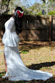 I got so many compliments. Everyone thought it was vintage and my mother's dress. It fit perfectly with the theme and the venue. I felt beautiful! - Samantha G.
